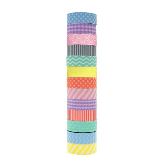 6 Packs: 13 ct. (78 total) Pastels Crafting Tape Set by Recollections™
